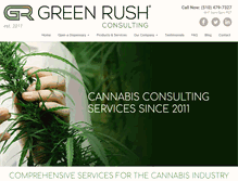 Tablet Screenshot of greenrushconsulting.com
